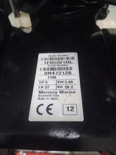 Лодочный мотор Mercury (Меркури) F 5 MH — 2012 год выпуска фото 6