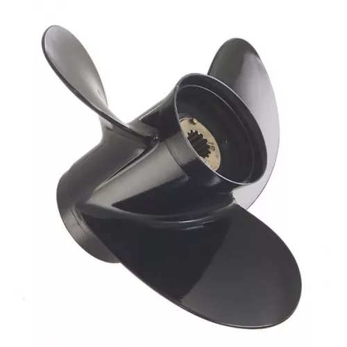 Винт гребной алюминиевый Quicksilver Black Max 48-897748A11 (диаметр 9 ½ шаг 8)  (Tohatsu M9.9/15D2/18E2, MFS9,9-20E; Mercury 9,9MH (247cc), 15MH (294cc), F15-20 (Japan), F10-20EFI; Hidea HD 9,9Pro/18-20; Gladiator G9,9 Pro; HND OB9,9Pro)
