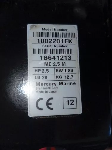 Лодочный мотор Mercury (Меркури) ME 2.5 M — 2012 год выпуска, хорошее рабочее состояние фото 5 Лодочный мотор Mercury (Меркури) ME 2.5 M — 2012 год выпуска, хорошее рабочее состояние фото 5