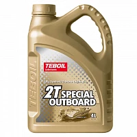 Teboil 2T Special Outboard Масло 2-х тактное синтетическое TC-W3 для ПЛМ (4л)